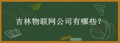 吉林物聯網公司