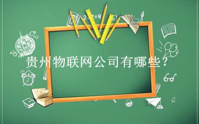 貴州物聯網公司